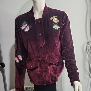 Embroidered ❣️Velvet Jacket